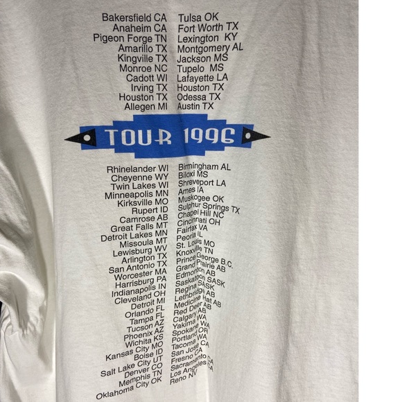 Vintage 1996 Terri Clark concert tour t shirt. Single stitch - Picture 4 of 7